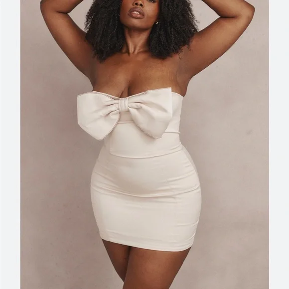 New House Of CB Ariella Satin Dress